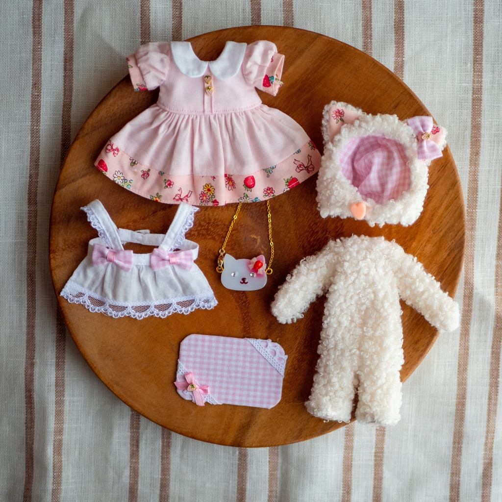 「ねこちゃんといちごのお茶会」着ぐるみセット