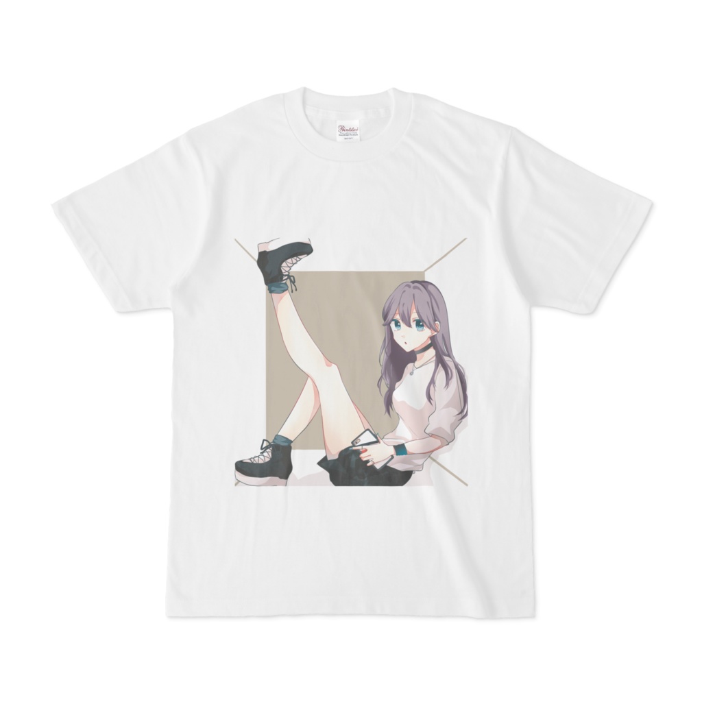 スマホ女子Tシャツ