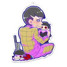 強盗アクリルキーホルダー