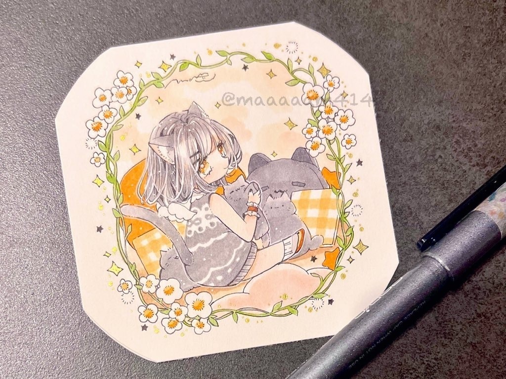 ふしぎサイズ◎くろねこちゃん