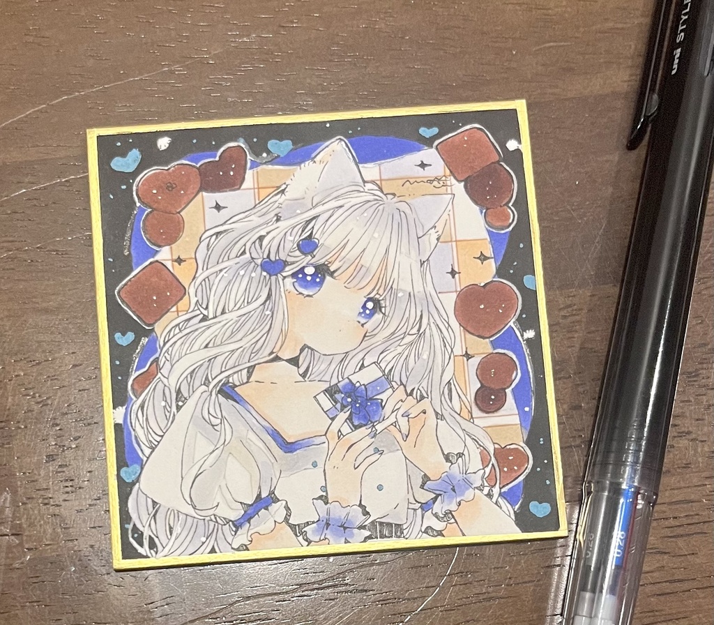 豆色紙◎あおねこ