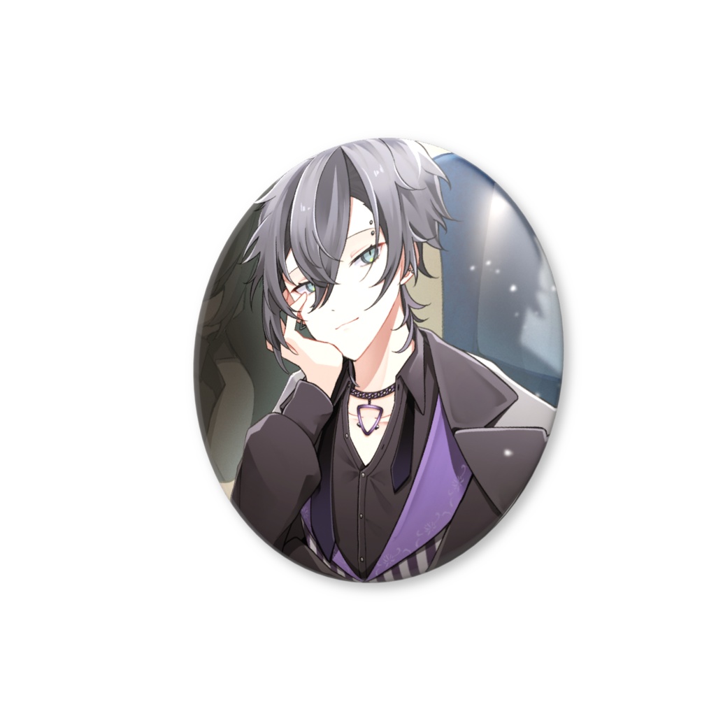 🕷 朝蜘 缶バッジ 🕷