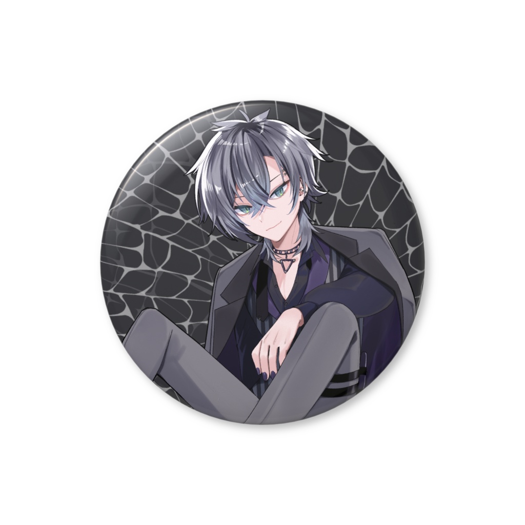 🕷️朝蜘缶バッチ🕷️