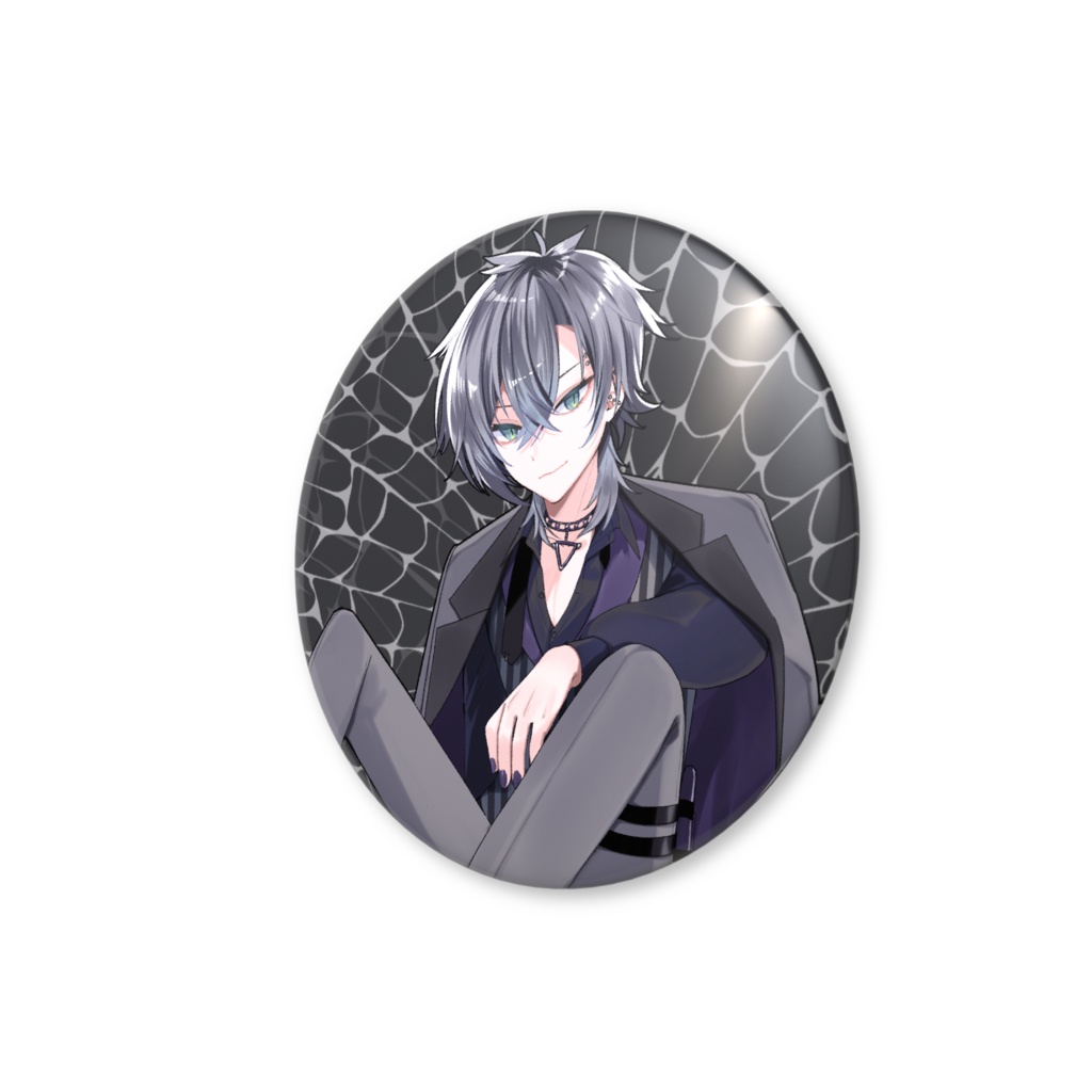 🕷️朝蜘缶バッチ🕷️