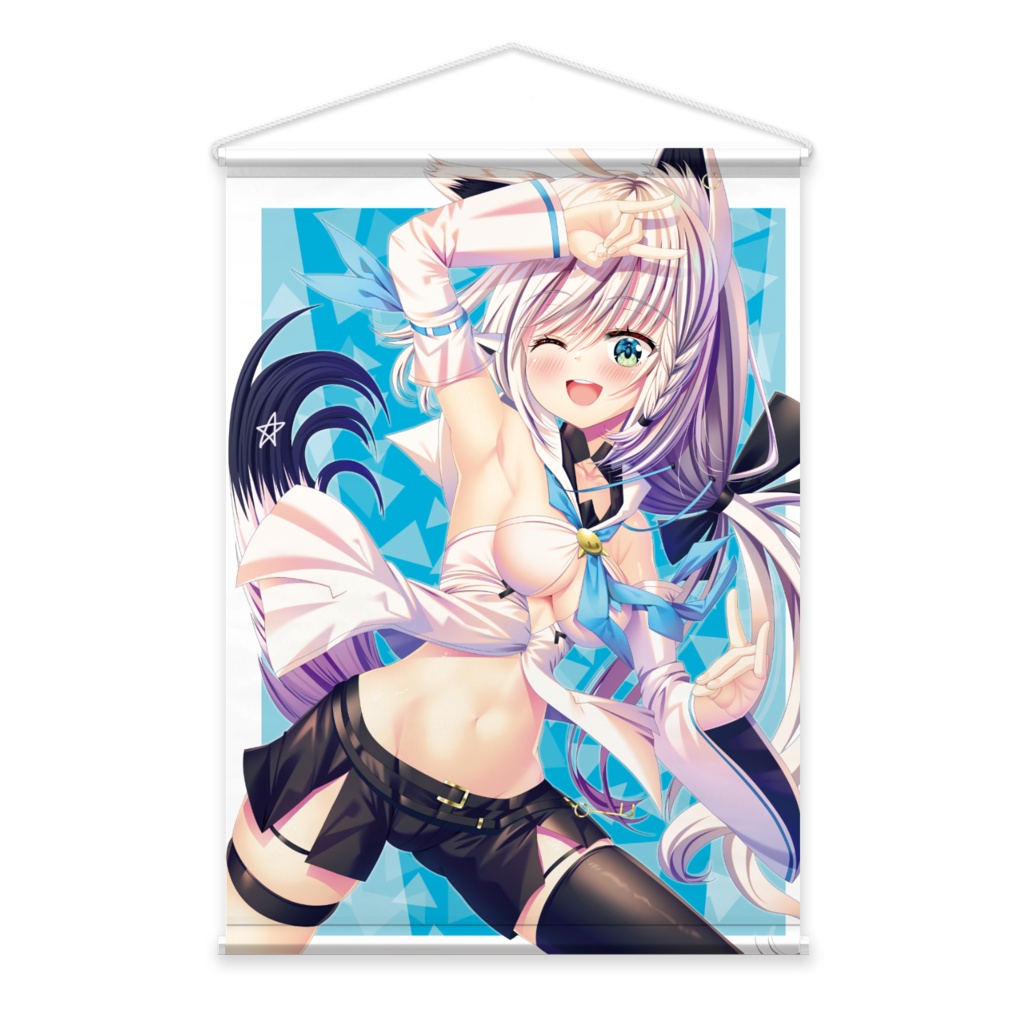 (非公式)白上フブキ タペストリー🦊