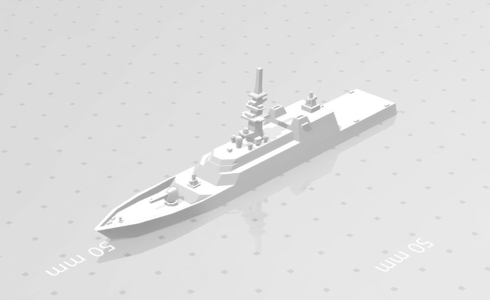 【DEX護衛艦】3Dプリント用モデル