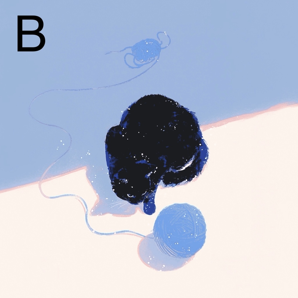 『猫とハルカゼ展』複製キャンバス SSM号