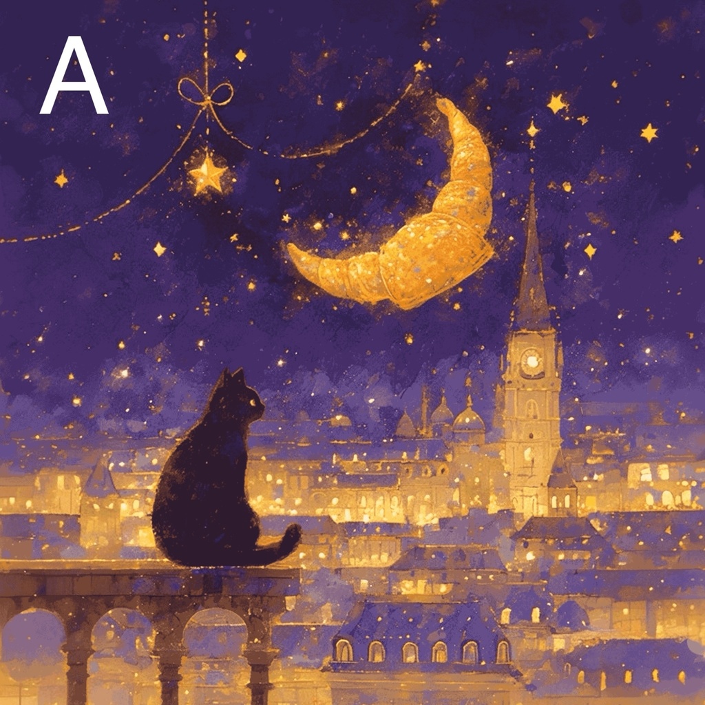 『猫とハルカゼ展』複製キャンバス SSM号