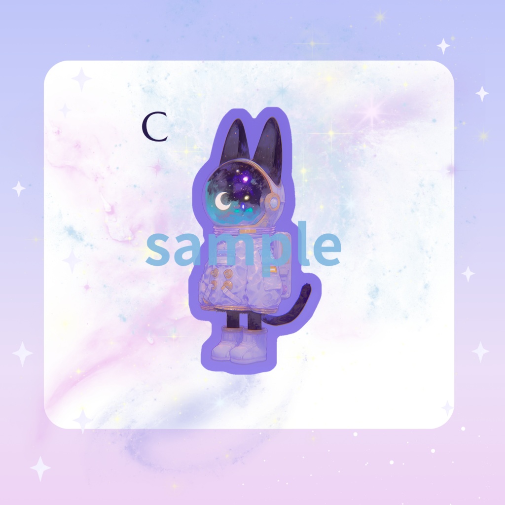 グループ展示企画『MAX-Q』ホログラム ダイカットステッカー