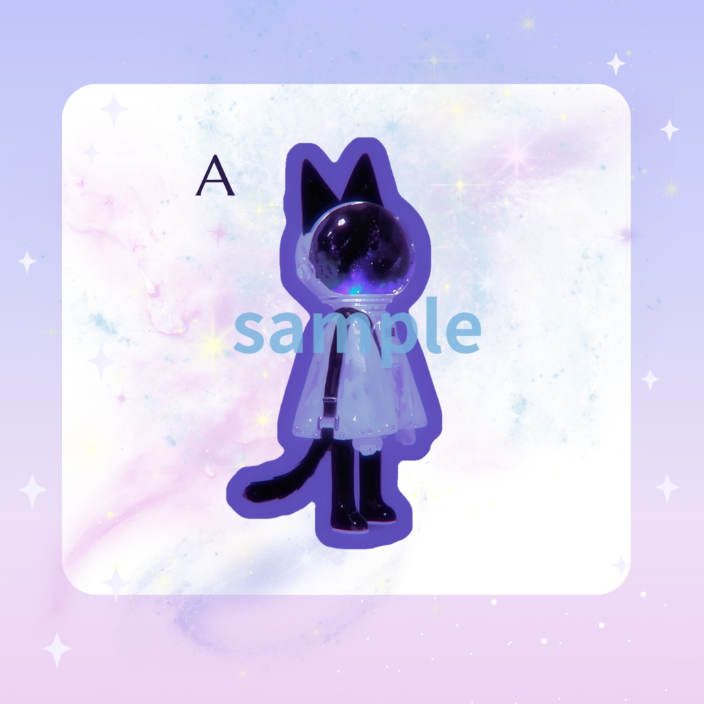 グループ展示企画『MAX-Q』ホログラム ダイカットステッカー