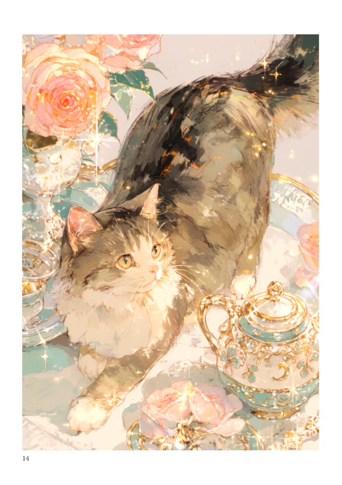 画集「猫喫茶」