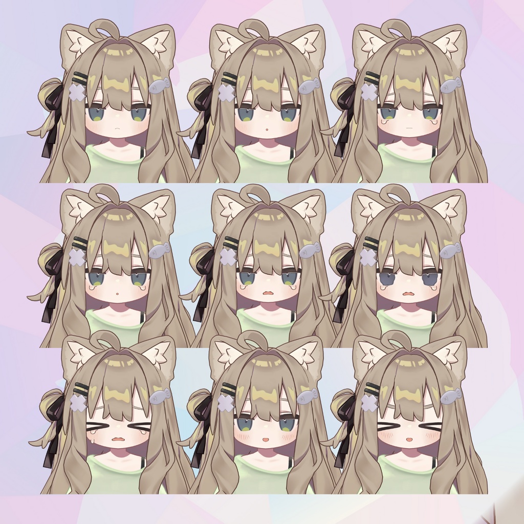 【キプフェル】 ゆるかわ表情セット36種!!