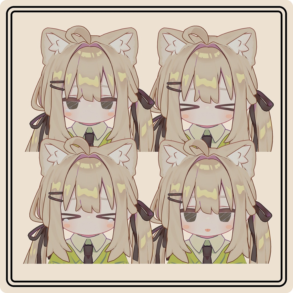 【キプフェル専用】黒目キプにも感情を!!