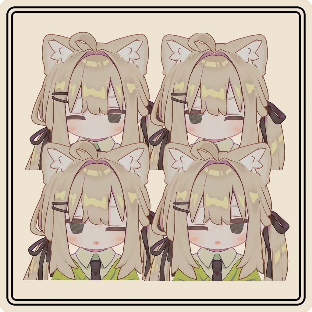 【キプフェル専用】黒目キプにも感情を!!