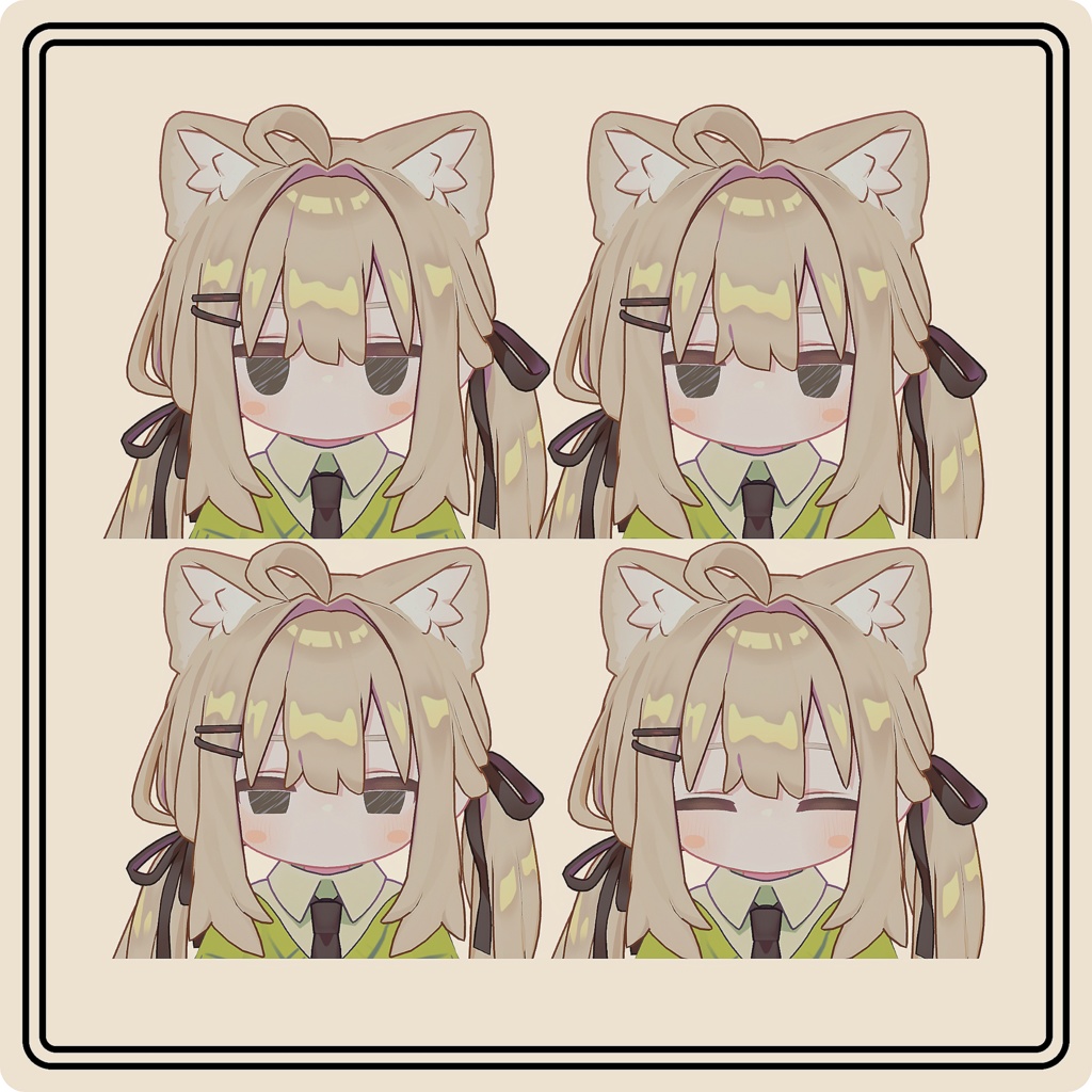 【キプフェル専用】黒目キプにも感情を!!