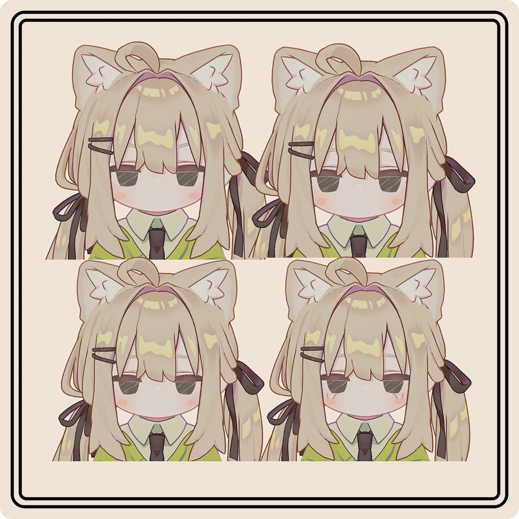 【キプフェル専用】黒目キプにも感情を!!