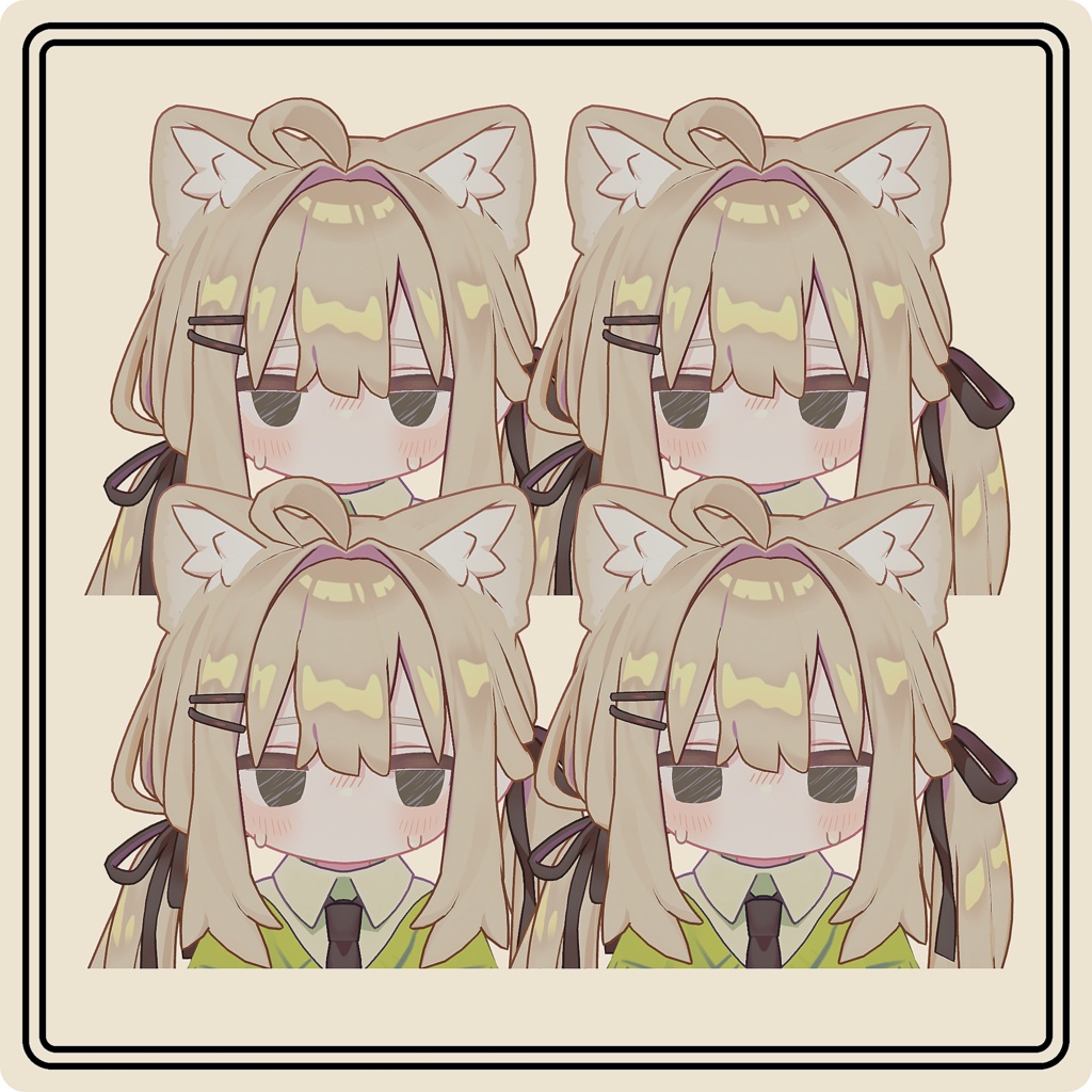 【キプフェル専用】黒目キプにも感情を!!