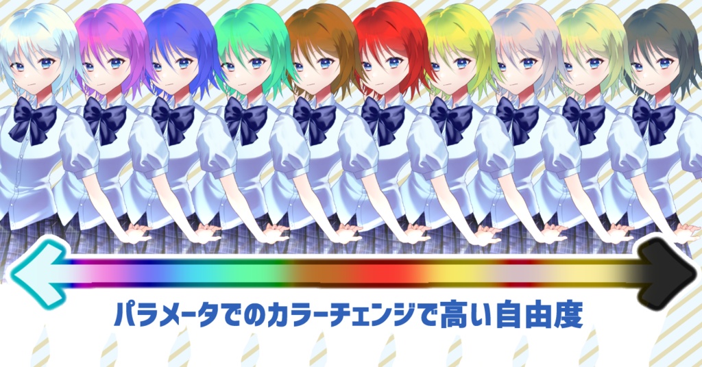 汎用Live2Dモデル「カスタムちゃん」