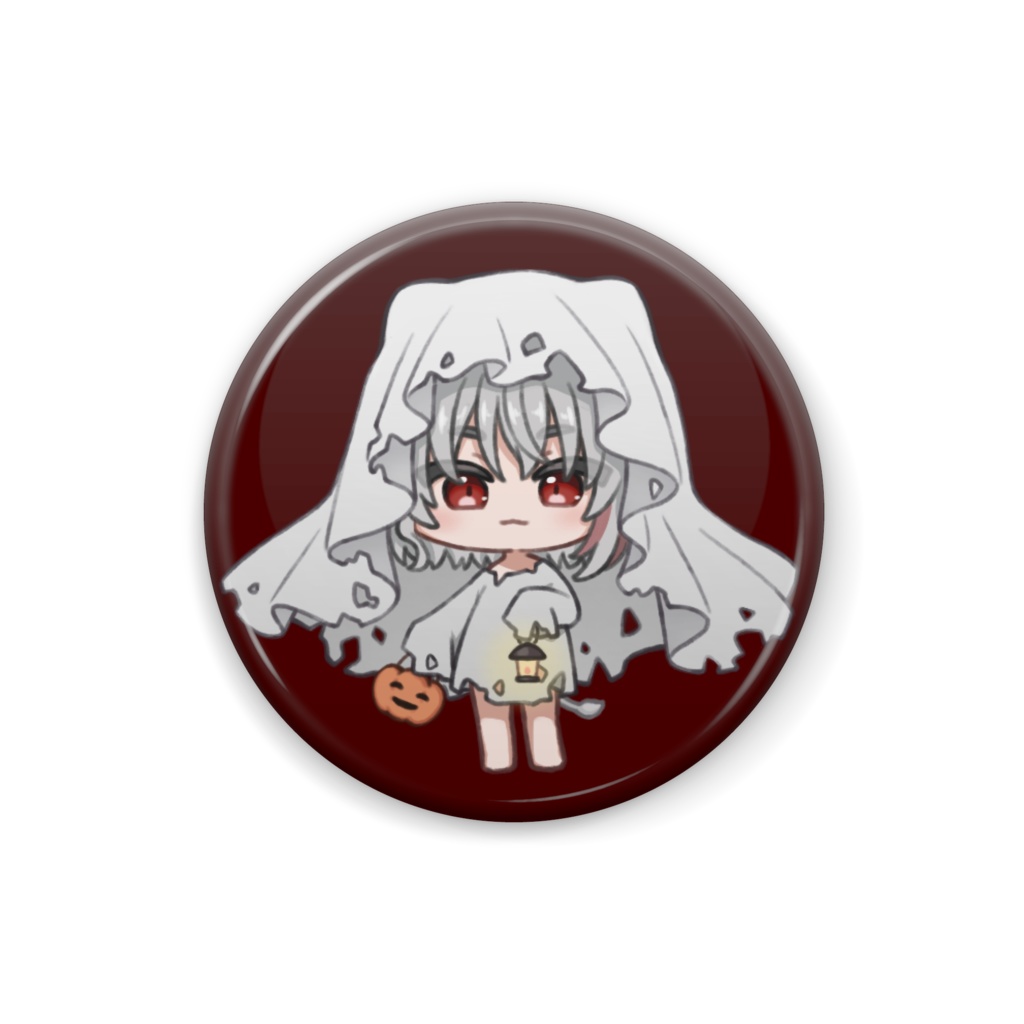 ハロウィン缶バッジ-れおんお化けVer-