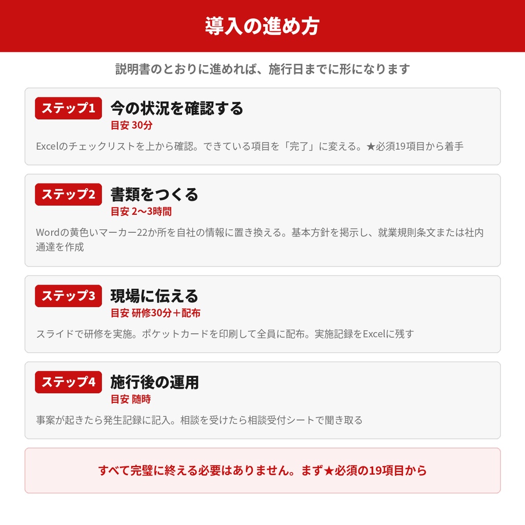 【2026年10月1日 義務化】カスハラ対策キット 規程・マニュアル・対応セリフ集・研修資料