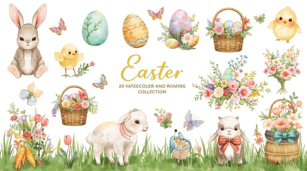 【イースターデジタル素材】