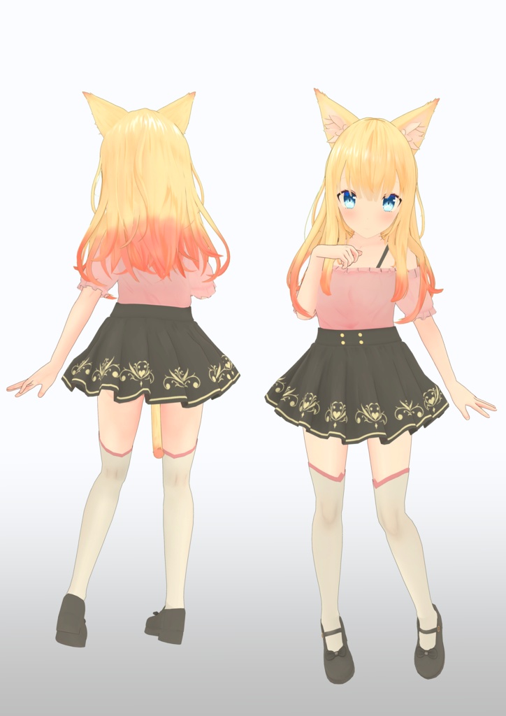 VRChat向けアバター「Poplar」