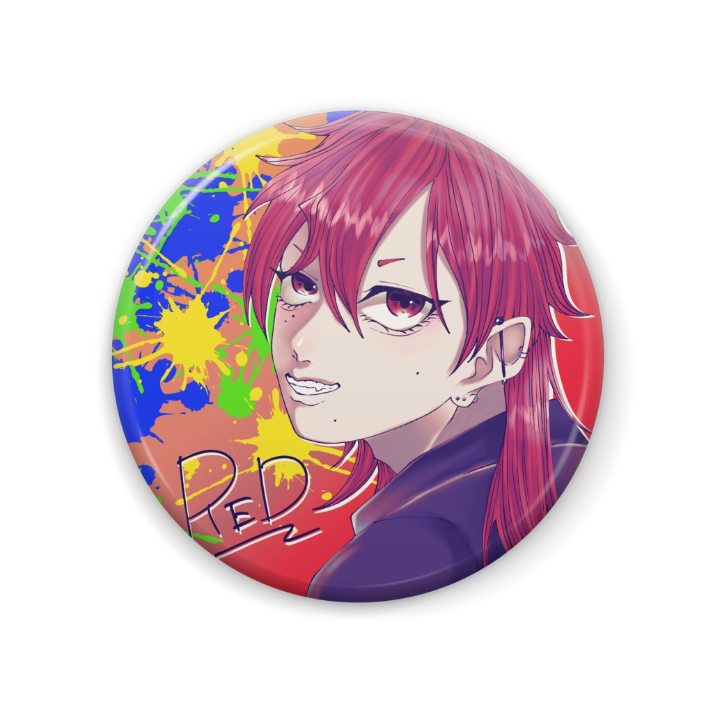 RGB's RED 缶バッジ