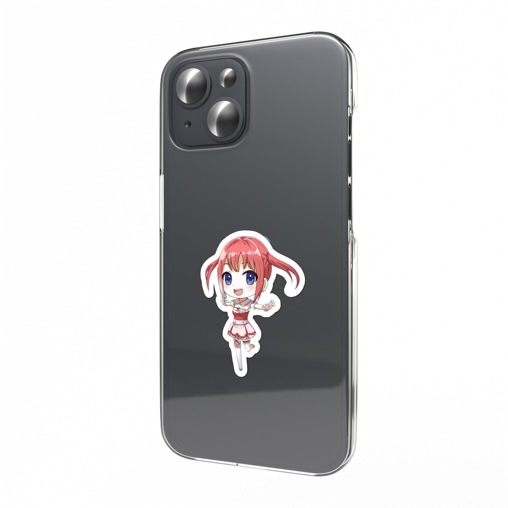 杠華音(ゆずりは かのん)スマホステッカー - W55 × H91mm