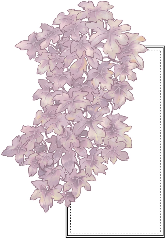 【無償】ゴーヤーカーテンの葉の駒置き【立ち絵置き】