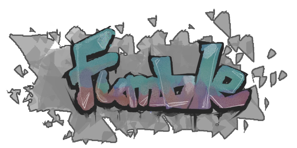 【無料】高架下の落書き風クリファンカットイン演出素材2ver