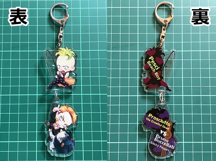 ブチャラティvs.プロシュート&ペッシアクキー