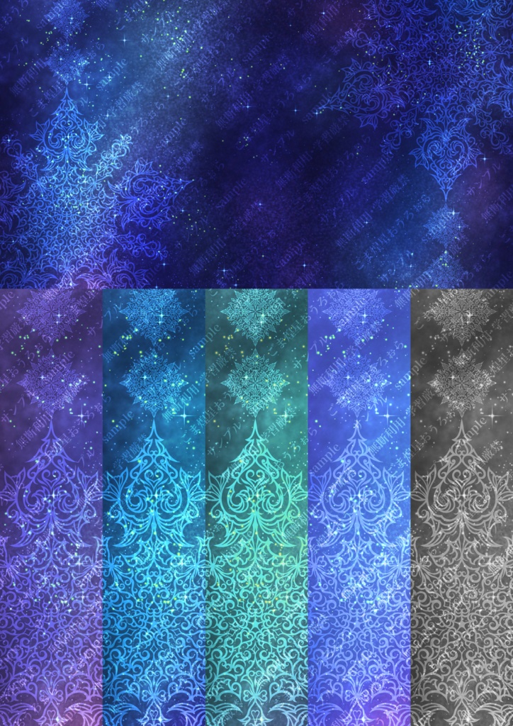 創作用背景素材01~10 60枚(2026.1)