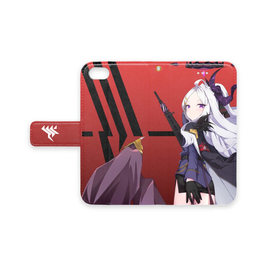 手帳型iPhoneケース - 7 / 8 / SE2 / SE3 空崎ヒナ(ブルーアーカイブ)