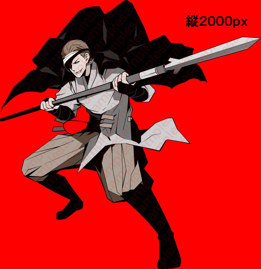 男性の全身の立ち絵27 戦闘立ち絵おまけあり