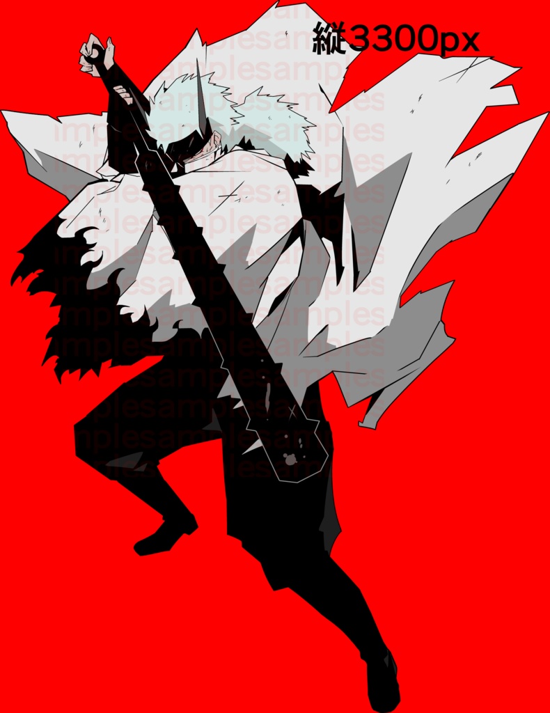 男性の全身の立ち絵28 戦闘立ち絵おまけあり