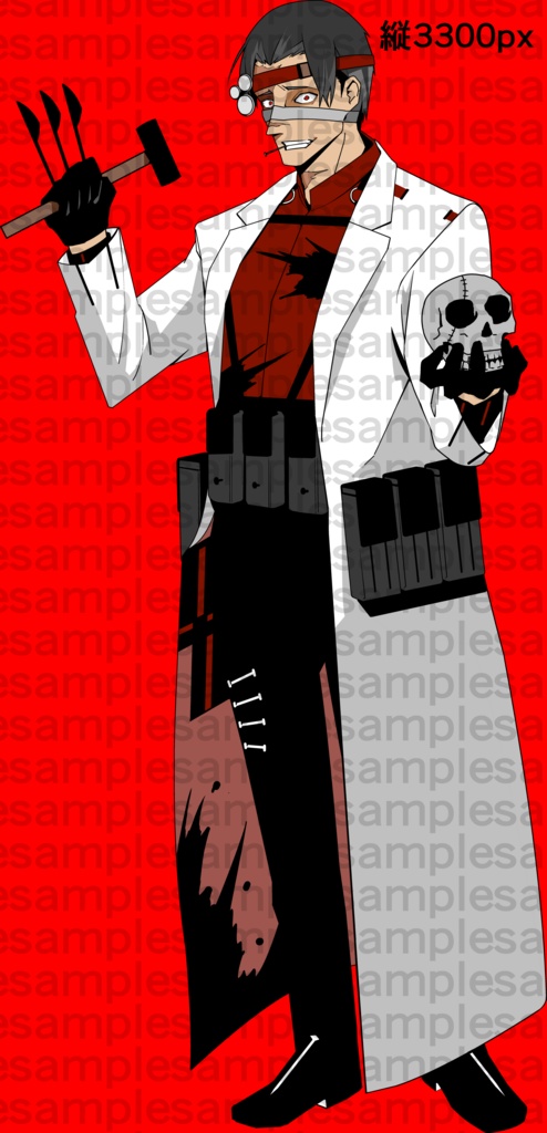 男性の全身の立ち絵29