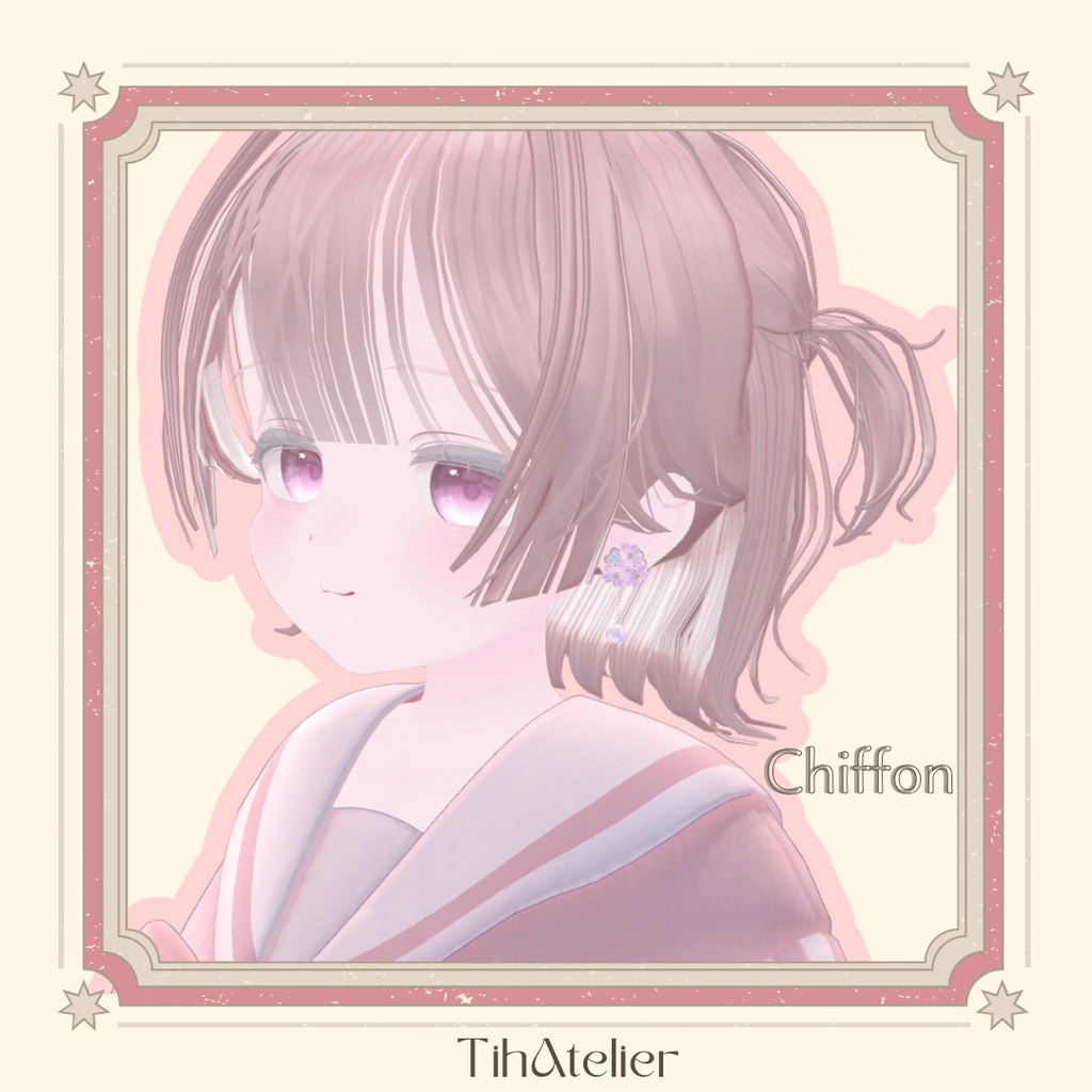 【期間限定無料】Cherry Blossom Bouquet Pierce【MA対応】