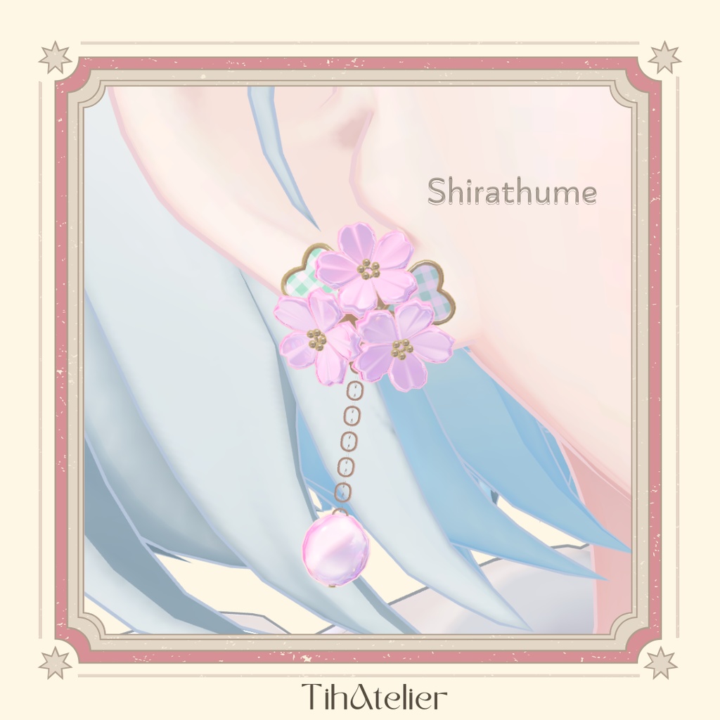 【期間限定無料】Cherry Blossom Bouquet Pierce【MA対応】