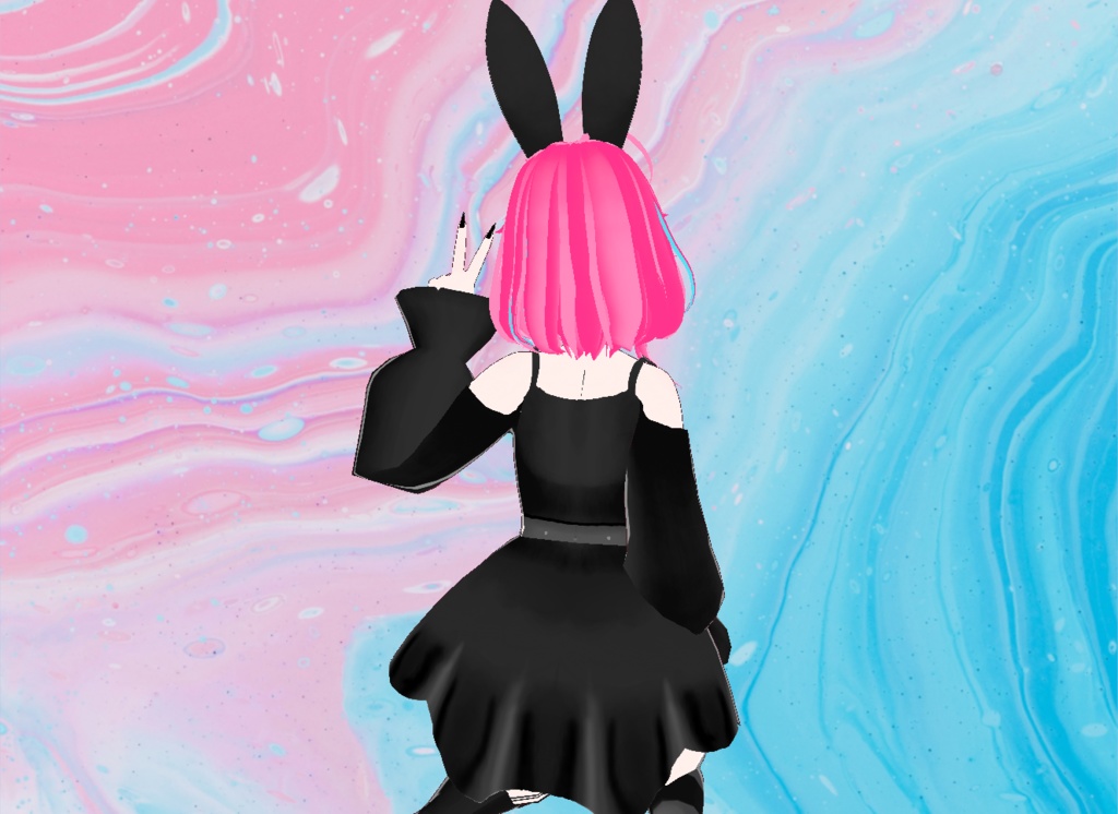 【VRoid】HeartBreak Bunny Set