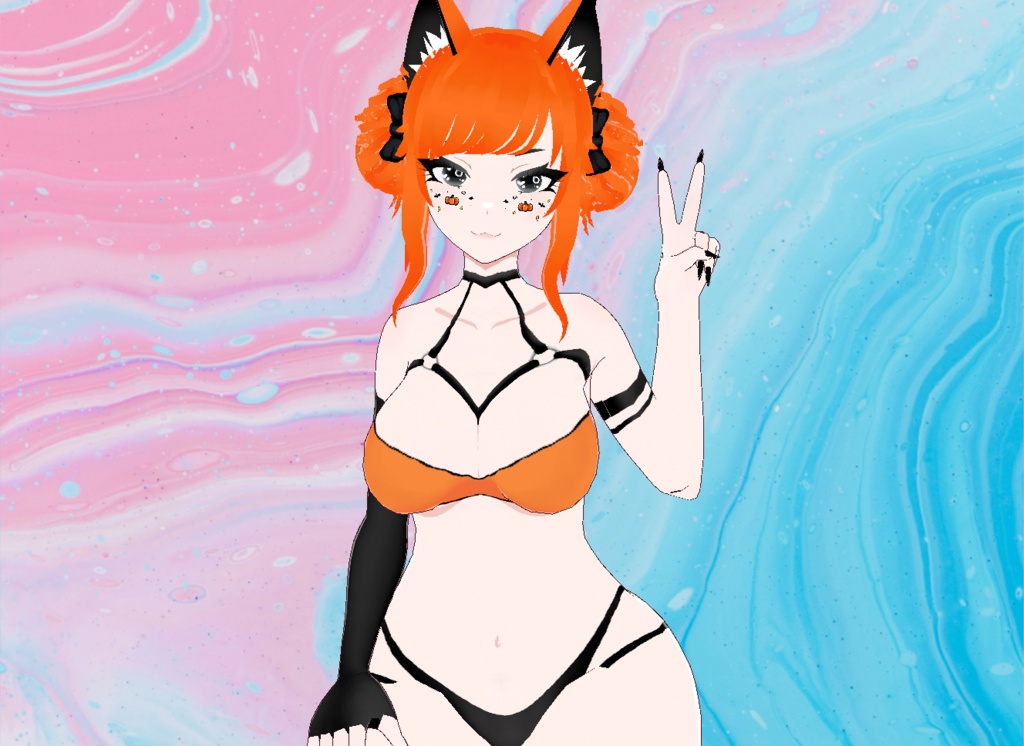 【VRoid】Halloween Lingerie