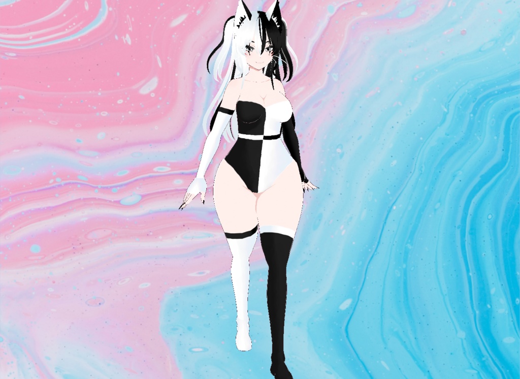 【VRoid】FREE Split Dye Clown Bundle