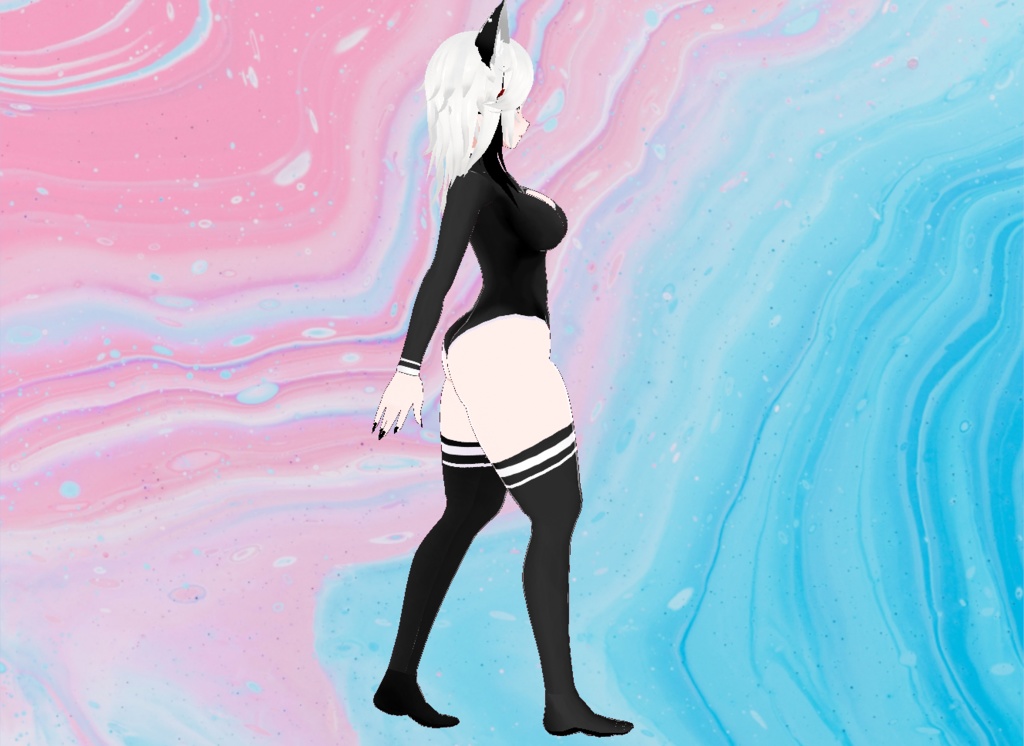 【VRoid】Heart Bodysuit