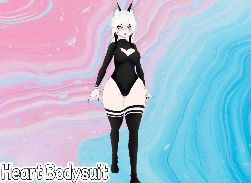 【VRoid】Heart Bodysuit