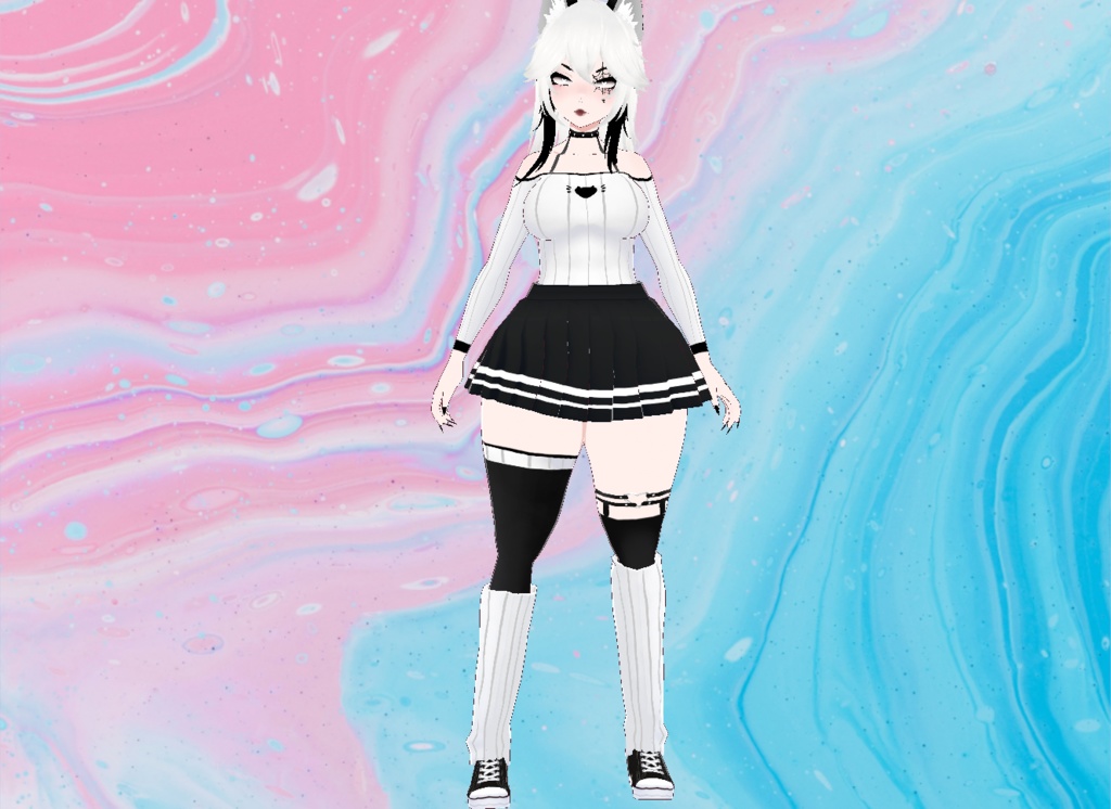 【VRoid】Cozy Kitty Set