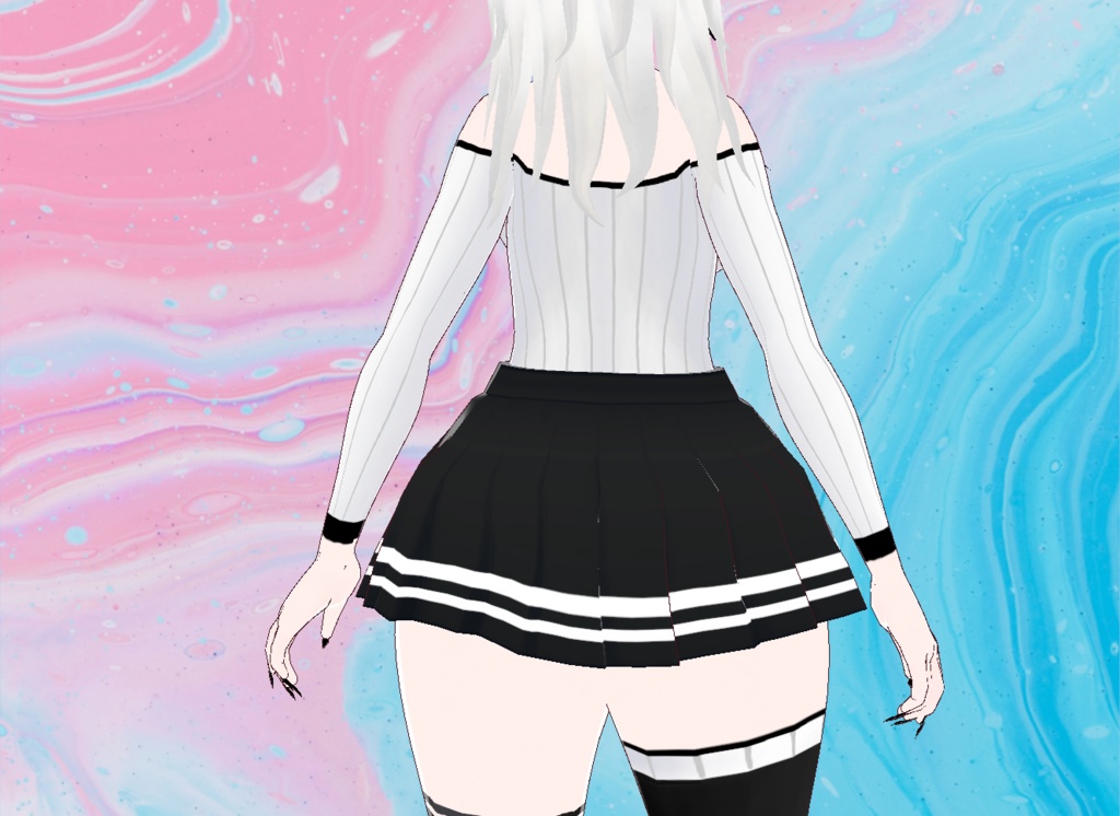 【VRoid】Cozy Kitty Set