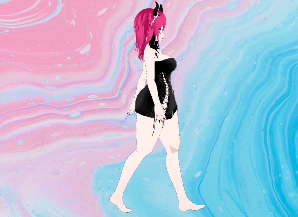 【VRoid】Gothic Cross Dress