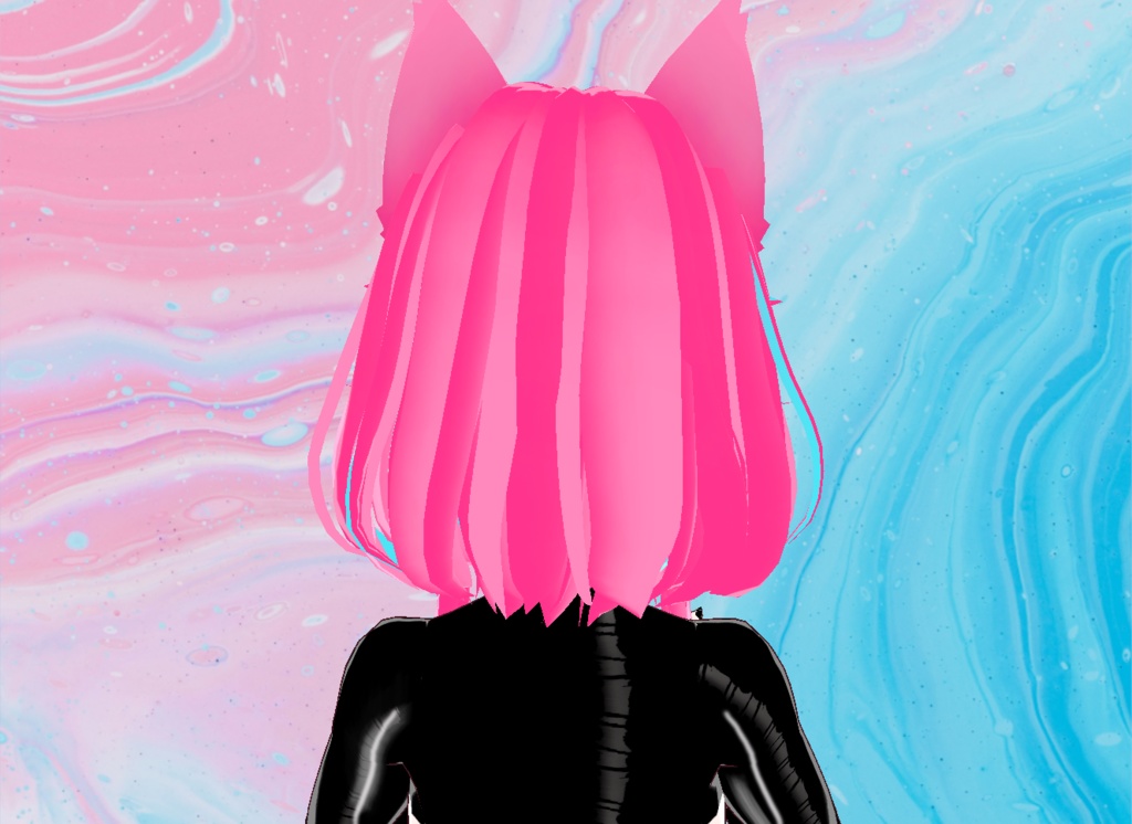 【VRoid】Bubblegum Hair Preset