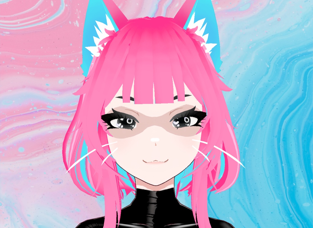 【VRoid】Bubblegum Hair Preset