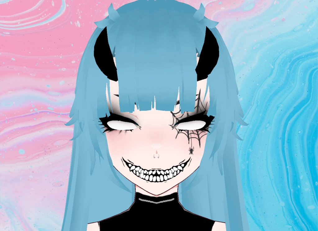 【VRoid】Long Hair With Horns