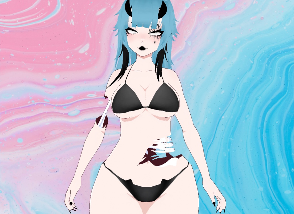 【VRoid】Exposed Zombie Bones